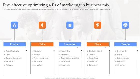 Five_Effective_Optimizing_4_Ps_Of_Marketing_In_Business_Mix_Demonstration_PDF_Slide_1.jpg