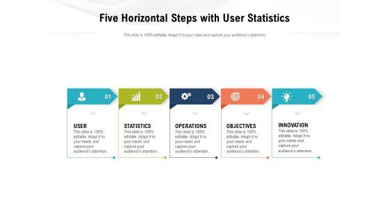 Five_Horizontal_Steps_With_User_Statistics_Ppt_PowerPoint_Presentation_File_Portrait_PDF_Slide_1.jpg