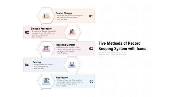 Five_Methods_Of_Record_Keeping_System_With_Icons_Ppt_PowerPoint_Presentation_Styles_Influencers_Slide_1.jpg