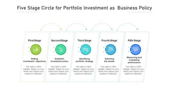 Five_Step_Circle_For_Portfolio_Investment_As_Business_Policy_Ppt_PowerPoint_Presentation_File_Example_PDF_Slide_1.jpg