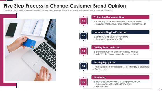five step process to change customer brand opinion themes pdf five step process to change customer brand opinion themes pdf
