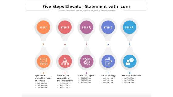 Five_Steps_Elevator_Statement_With_Icons_Ppt_PowerPoint_Presentation_Gallery_Format_PDF_Slide_1.jpg