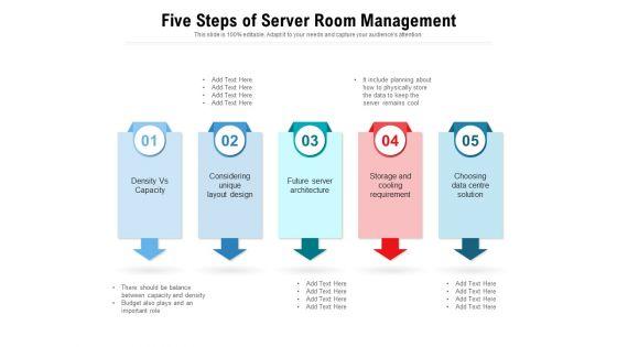 Five_Steps_Of_Server_Room_Management_Ppt_PowerPoint_Presentation_Gallery_Diagrams_PDF_Slide_1.jpg