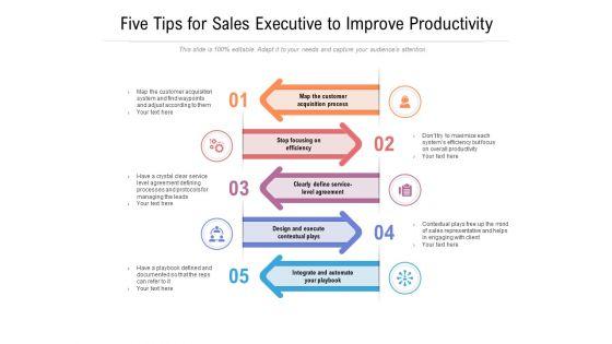 Five_Tips_For_Sales_Executive_To_Improve_Productivity_Ppt_PowerPoint_Presentation_File_Diagrams_PDF_Slide_1.jpg