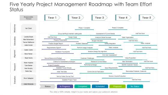 Five_Yearly_Project_Management_Roadmap_With_Team_Effort_Status_Download_Slide_1.jpg