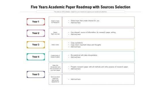 Five_Years_Academic_Paper_Roadmap_With_Sources_Selection_Designs_Slide_1.jpg
