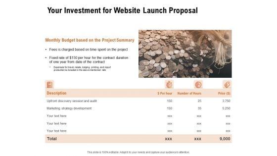 For_Launching_Company_Site_Your_Investment_For_Website_Launch_Proposal_Diagrams_PDF_Slide_1.jpg