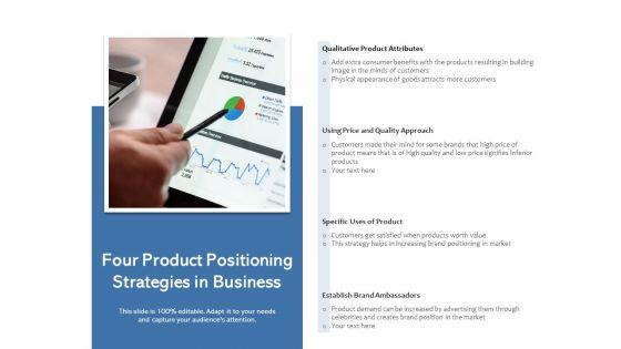 Four_Product_Positioning_Strategies_In_Business_Ppt_PowerPoint_Presentation_Gallery_Information_PDF_Slide_1.jpg