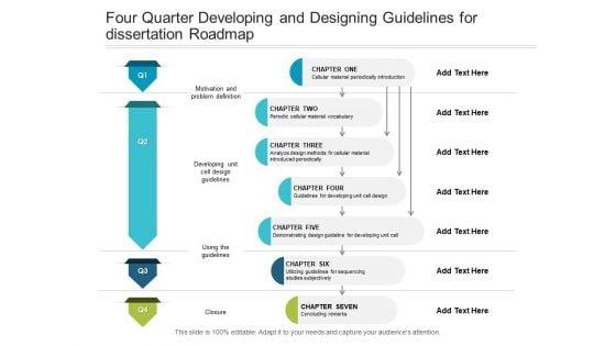 Four_Quarter_Developing_And_Designing_Guidelines_For_Dissertation_Roadmap_Pictures_Slide_1.jpg