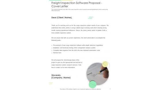 Freight_Inspection_Software_Proposal_Example_Document_Report_Doc_Pdf_Ppt_Slide_2.jpg