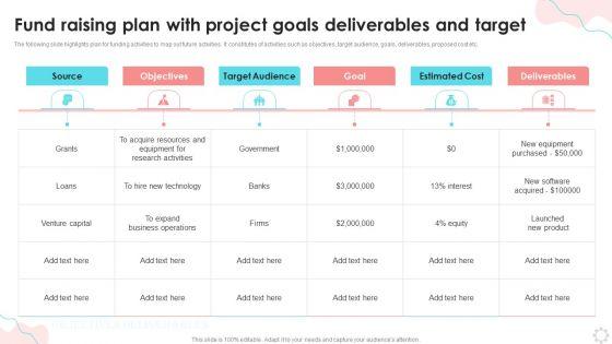 Fund_Raising_Plan_With_Project_Goals_Deliverables_And_Target_Ppt_PowerPoint_Presentation_Professional_Skills_PDF_Slide_1.jpg