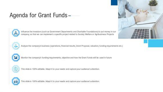 Funding_Deck_To_Raise_Grant_Funds_From_Public_Organizations_Agenda_For_Grant_Funds_Ppt_Professional_Format_PDF_Slide_1.jpg