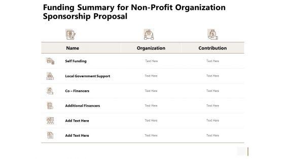 Funding_Summary_For_Non_Profit_Organization_Sponsorship_Proposal_Template_PDF_Slide_1.jpg