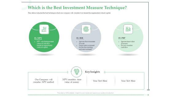 Funds_Requisite_Evaluation_Which_Is_The_Best_Investment_Measure_Technique_Template_PDF_Slide_1.jpg
