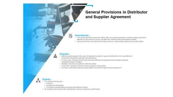 General_Provisions_In_Distributor_And_Supplier_Agreement_Ppt_PowerPoint_Presentation_Ideas_Slides_Slide_1.jpg