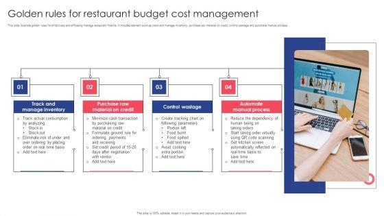 Golden Rules For Restaurant Budget Cost Management Designs PDF Golden Rules For Restaurant Budget Cost Management Designs PDF