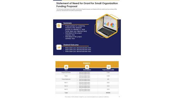 Grant_For_Small_Organization_Funding_Proposal_Example_Document_Report_Doc_Pdf_Ppt_Slide_5.jpg