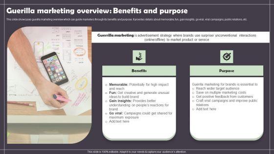 Guerilla_Marketing_Overview_Benefits_And_Purpose_Topics_PDF_Slide_1.jpg