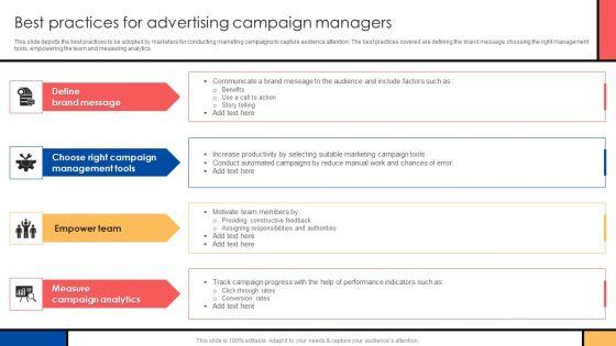 Guide_To_Create_Advertising_Campaign_For_Client_Engagement_Best_Practices_For_Advertising_Campaign_Managers_Summary_PDF_Slide_1.jpg