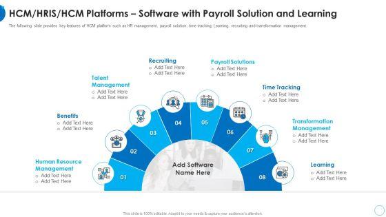 HCM HRIS HCM Platforms Software HR Change Management Tools Summary PDF HCM HRIS HCM Platforms Software HR Change Management Tools Summary PDF