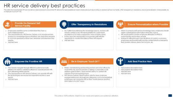 HR Service Delivery Best Practices Ppt PowerPoint Presentation File Show PDF HR Service Delivery Best Practices Ppt PowerPoint Presentation File Show PDF