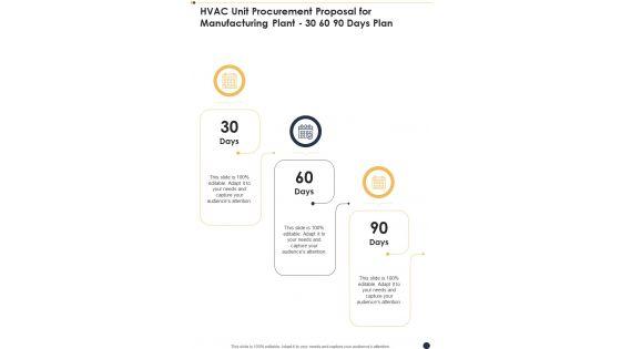 HVAC_Unit_Procurement_Proposal_For_Manufacturing_Plant_30_60_90_Days_Plan_One_Pager_Sample_Example_Document_Slide_1.jpg