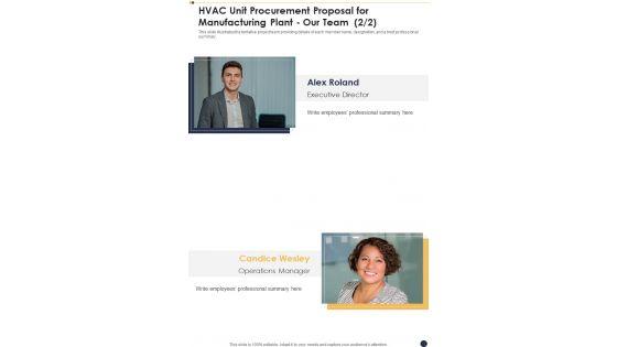 HVAC_Unit_Procurement_Proposal_For_Manufacturing_Plant_Our_Team_One_Pager_Sample_Example_Document_Slide_2.jpg