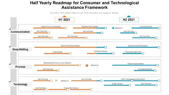Half_Yearly_Roadmap_For_Consumer_And_Technological_Assistance_Framework_Infographics_Slide_1.jpg