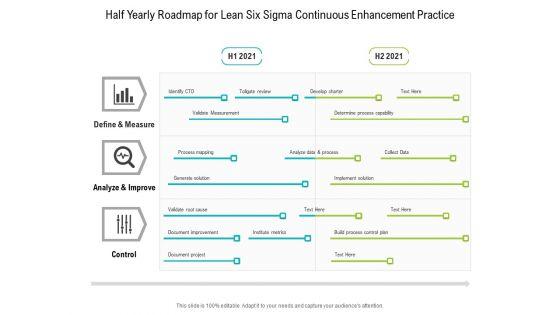 Half_Yearly_Roadmap_For_Lean_Six_Sigma_Continuous_Enhancement_Practice_Pictures_Slide_1.jpg