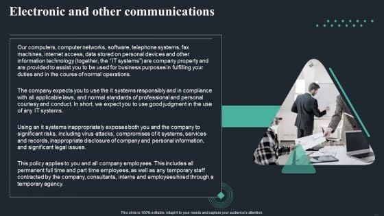 Handbook_For_Corporate_Staff_Electronic_And_Other_Communications_Ppt_Show_Shapes_PDF_Slide_1.jpg