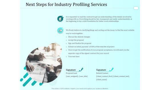 Handling_Industry_Analysis_Next_Steps_For_Industry_Profiling_Services_Elements_PDF_Slide_1.jpg