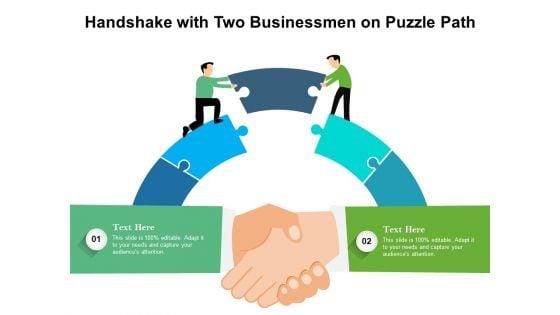 Handshake_With_Two_Businessmen_On_Puzzle_Path_Ppt_PowerPoint_Presentation_Gallery_Microsoft_PDF_Slide_1.jpg