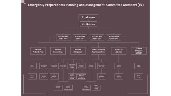 Hazard Administration Emergency Preparedness Planning And Management Committee Members Infographics PDF Hazard Administration Emergency Preparedness Planning And Management Committee Members Infographics PDF