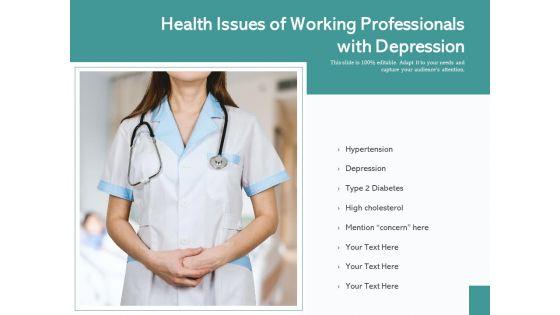 Health_Issues_Of_Working_Professionals_With_Depression_Ppt_PowerPoint_Presentation_Gallery_Gridlines_PDF_Slide_1.jpg