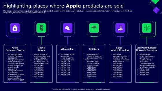 Highlighting_Places_Where_Apple_Products_Are_Sold_Ppt_Professional_Brochure_PDF_Slide_1.jpg