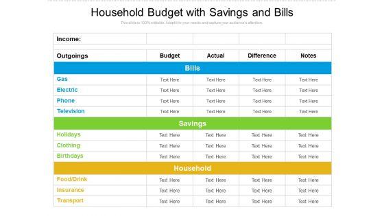 Household_Budget_With_Savings_And_Bills_Ppt_PowerPoint_Presentation_Gallery_Show_PDF_Slide_1.jpg