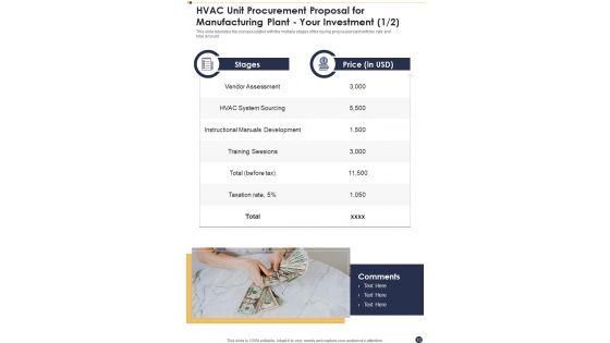 Hvac_Unit_Procurement_Proposal_For_Manufacturing_Plant_Example_Document_Report_Doc_Pdf_Ppt_Slide_12.jpg