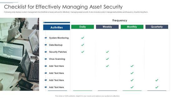 IT_Security_Risk_Management_Approach_Introduction_Checklist_For_Effectively_Managing_Asset_Security_Sample_PDF_Slide_1.jpg