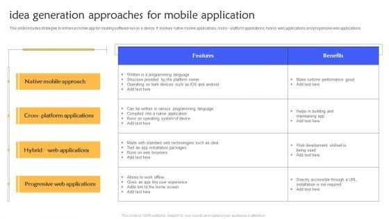 Idea_Generation_Approaches_For_Mobile_Application_Ppt_Gallery_Clipart_Images_PDF_Slide_1.jpg