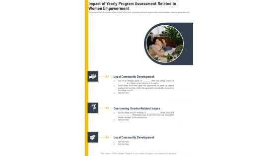 Impact_Of_Yearly_Program_Assessment_Related_To_Women_Empowerment_One_Pager_Documents_Slide_1.jpg