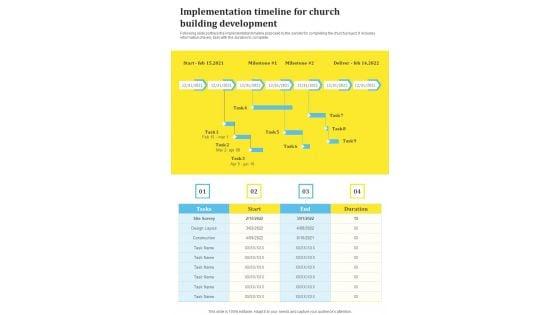 Implementation_Timeline_For_Church_Building_Development_One_Pager_Sample_Example_Document_Slide_1.jpg