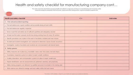 Improving_HRM_Process_Health_And_Safety_Checklist_For_Manufacturing_Company_Infographics_PDF_Slide_2.jpg