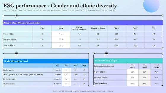 Information_Analytics_Company_Outline_ESG_Performance_Gender_And_Ethnic_Diversity_Icons_PDF_Slide_1.jpg