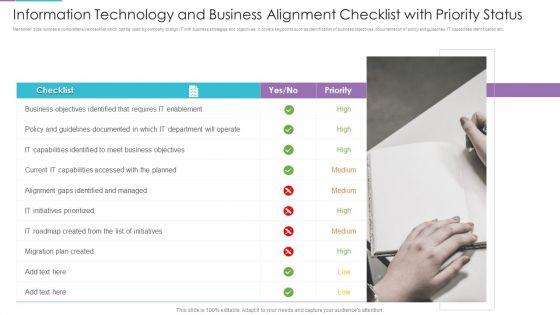 Information_Technology_And_Business_Alignment_Checklist_With_Priority_Status_Icons_PDF_Slide_1.jpg