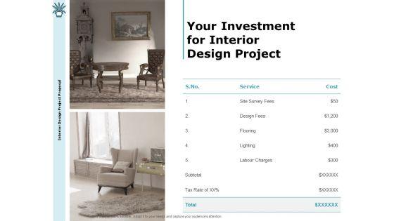 Interior_Fitting_Proposal_Your_Investment_For_Interior_Design_Project_Ppt_Model_Maker_PDF_Slide_1.jpg