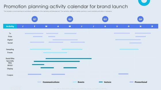 Internal Brand Launch Plan Promotion Planning Activity Calendar For Brand Launch Brochure PDF Internal Brand Launch Plan Promotion Planning Activity Calendar For Brand Launch Brochure PDF