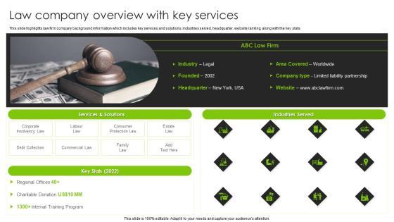 International Legal And Business Services Company Profile Law Company Overview With Key Services Brochure PDF International Legal And Business Services Company Profile Law Company Overview With Key Services Brochure PDF