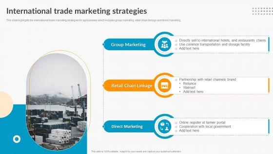 International Trade Marketing Strategies Export Trade Business Profile Mockup PDF International Trade Marketing Strategies Export Trade Business Profile Mockup PDF