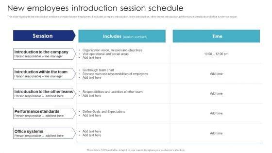 Introduction_To_Employee_Onboarding_And_Induction_Training_New_Employees_Introduction_Session_Schedule_Clipart_PDF_Slide_1.jpg