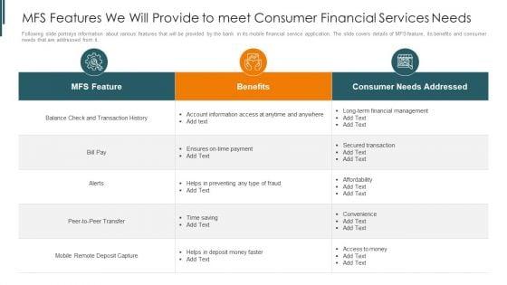 Introduction_To_Mobile_Money_In_Developing_Countries_MFS_Features_We_Will_Provide_To_Meet_Diagrams_PDF_Slide_1.jpg